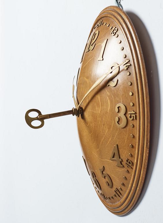 A wall clock, marked Zenith, Swiss made, 18 jours. 18771.