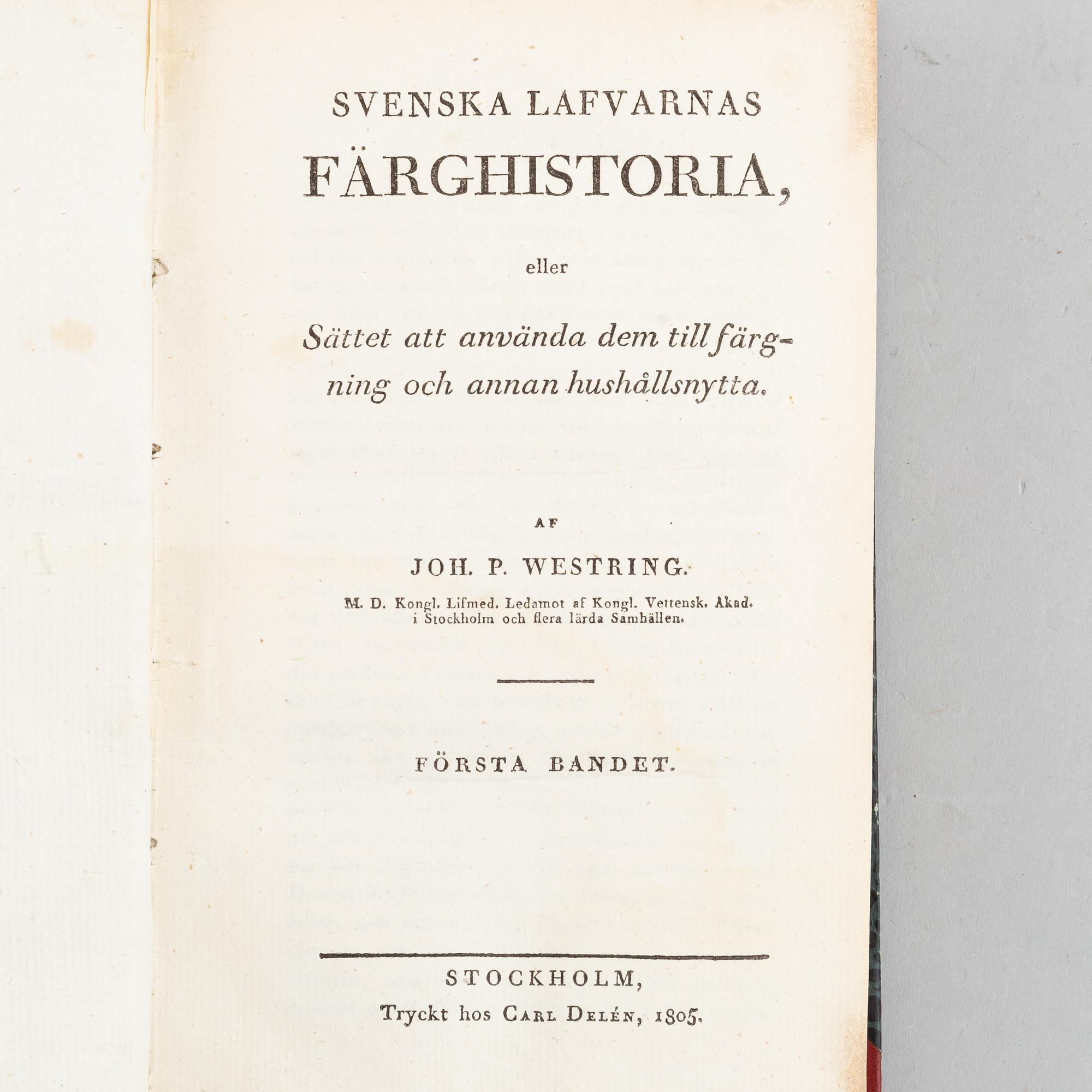 With 25 hand-coloured plates of lichens.