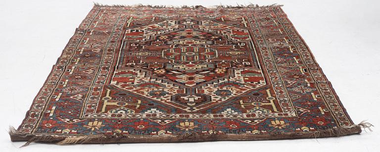 An antique Qashqai rug, southeastern Iran, c. 242 x 170 cm.