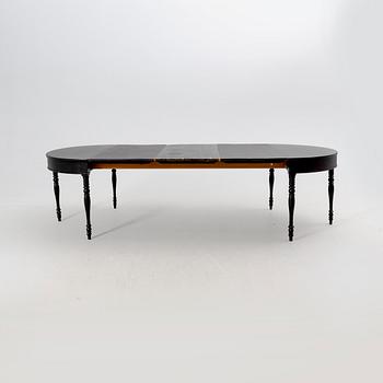 A mid 18th century painted dining table.