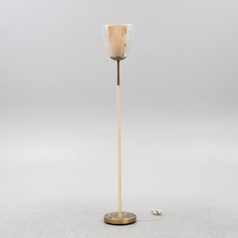 Bo Notini, a floor lamp, Glössner & Co, Stockholm, 1940s.