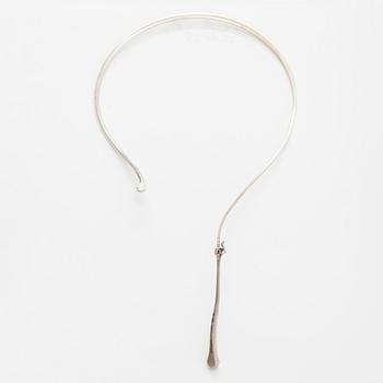 Bernt Högkvist, necklace and ring, silver, Sten & Laine, Turku.