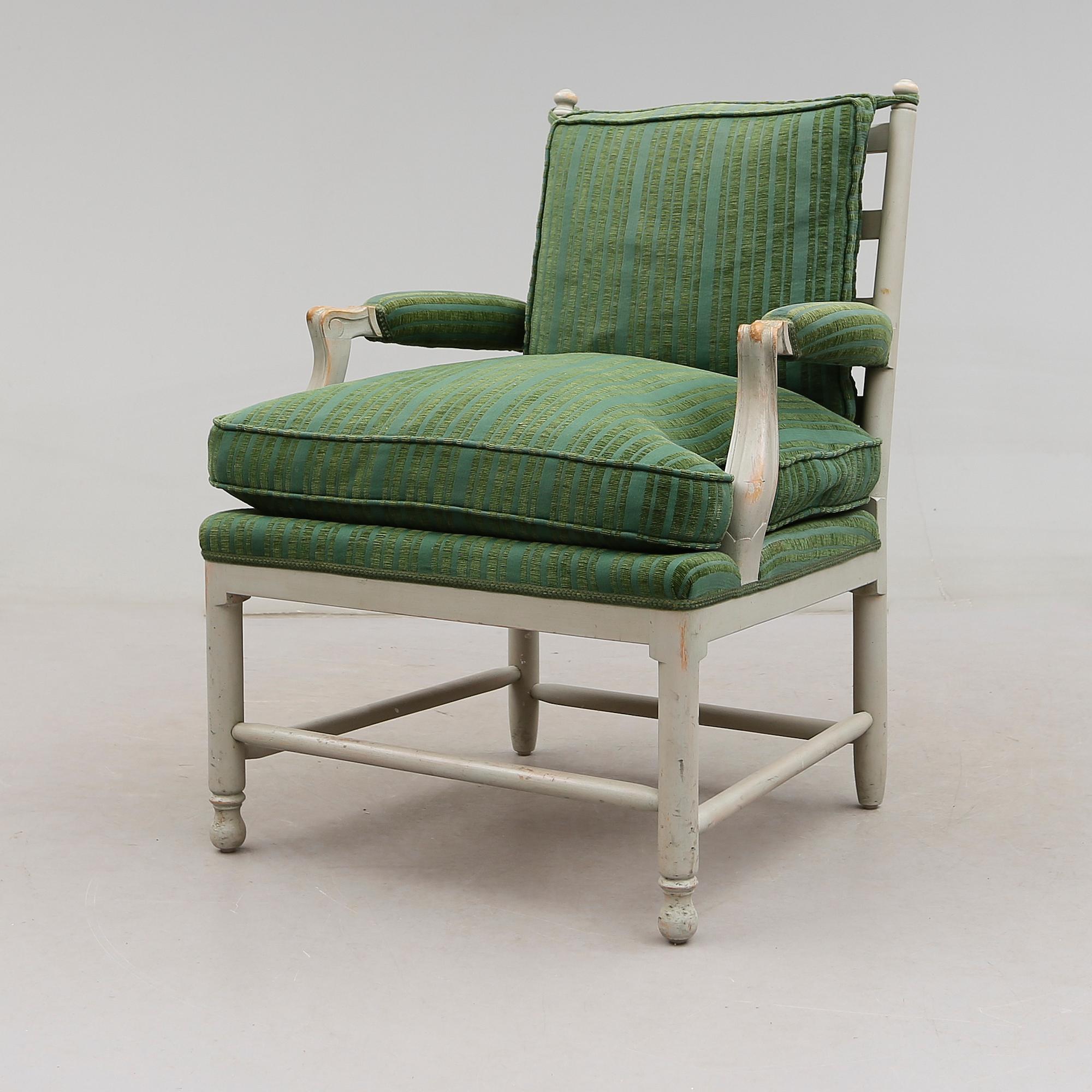 KARMSTOL, sk Gripsholmsstol, Solgården, 1900-talets andra hälft.