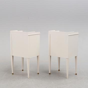 A pair of 'Västa Ny' bedside tables, Ikea, late 1990s.