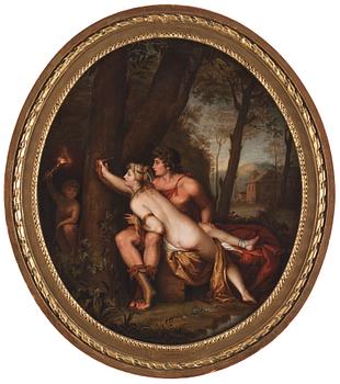753. Teodoro Matteini Attributed to, Angelica and Medoro.