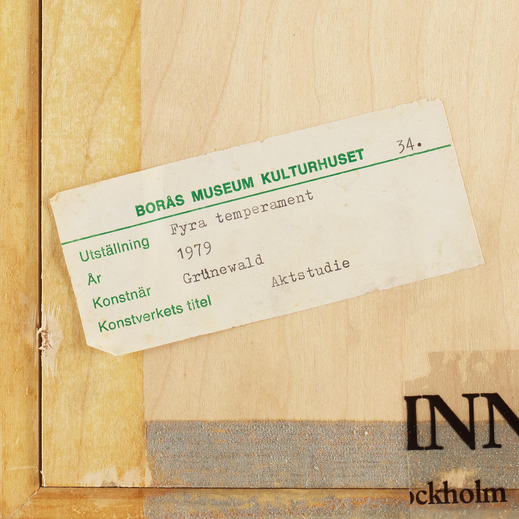 ISAAC GRÜNEWALD, indian ink, signed.