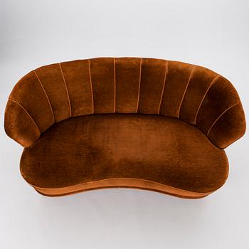 A 1950s 3-piece  sofa suite for Asko Finland.