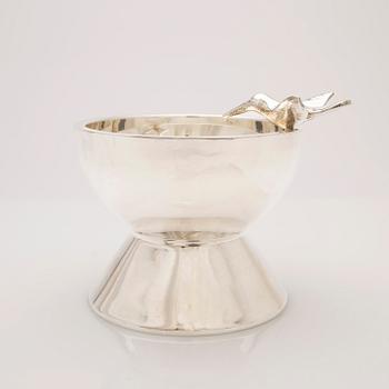 Bowl, sterling silver, Mexico.