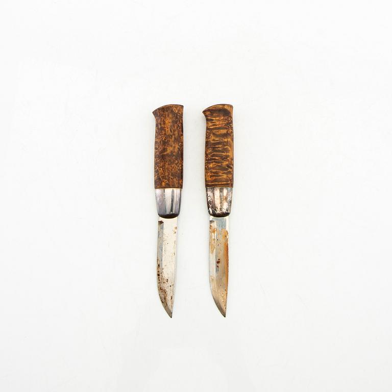 David Andersen knives, 2 pcs "Peer Gynt-kniven", Norway, second half of the 20th century.