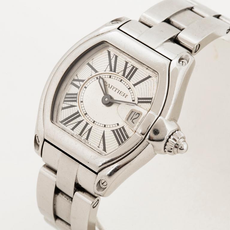 Cartier, Roadster, wristwatch, 31 x 29 (37) mm.