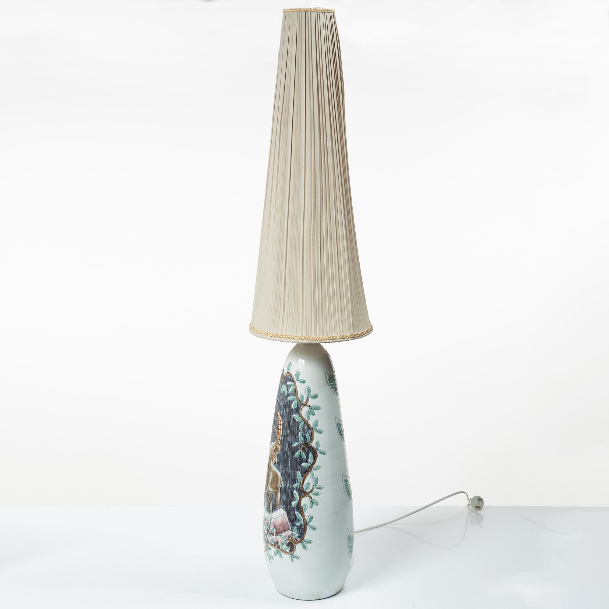 Marian Zawadzki, Golvlampa, Tilgmans Keramik, 1950/60-tal.