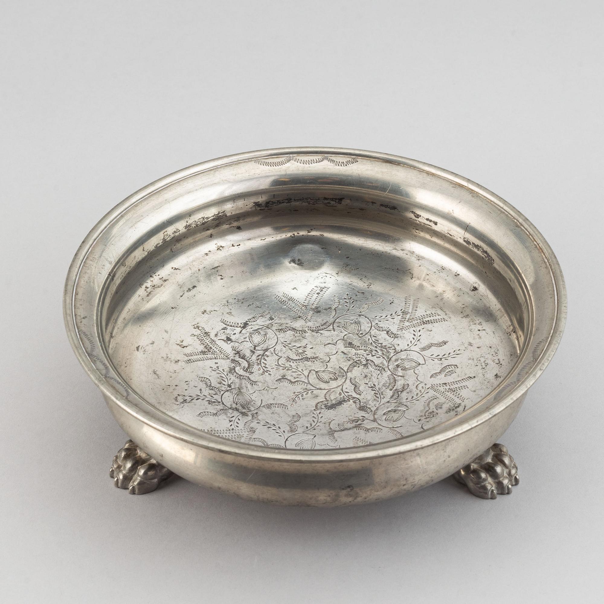 Anna Petrus, a pewter bowl, Svenskt Tenn, Stockholm, 1930.