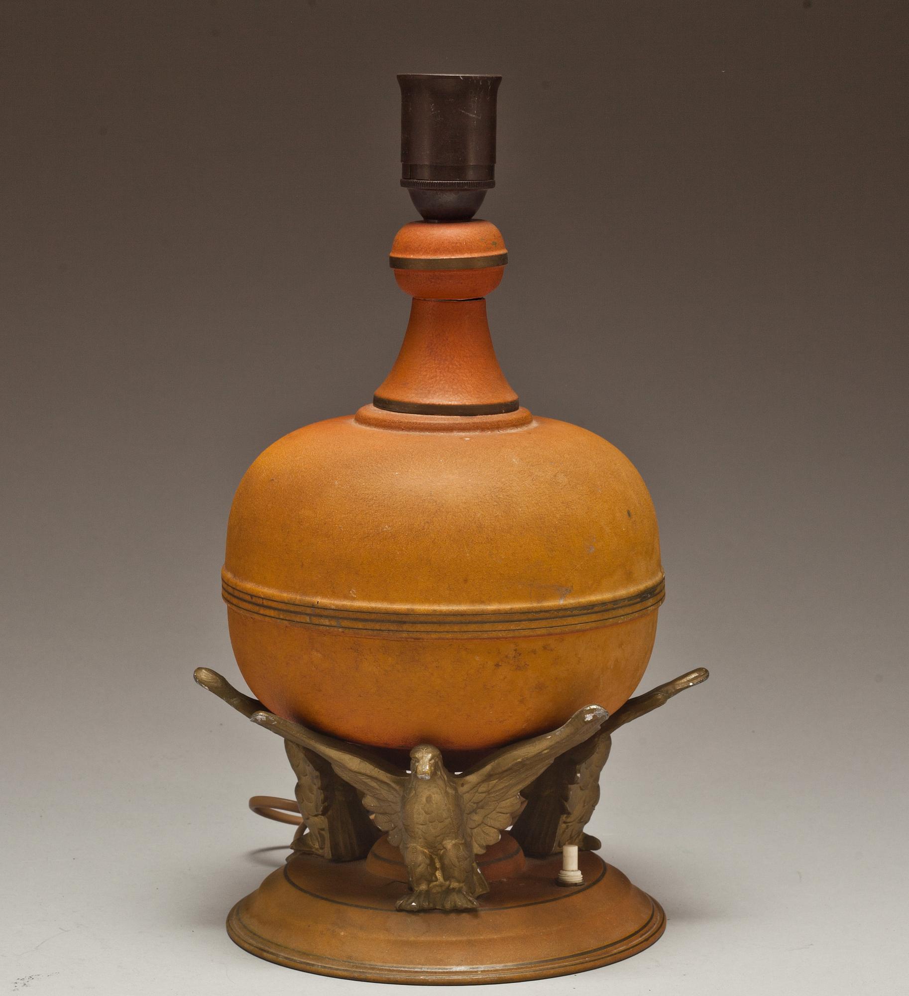 BORDSLAMPA, Art deco, 1930/40-tal.