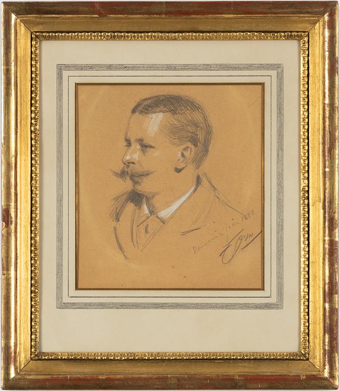 Anders Zorn, Portrait of Carl David af Wirsén.