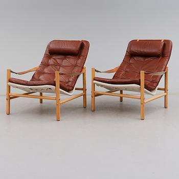 FÅTÖLJER, 1 par, "Junker", Bror Boije, Dux, 1900-talets andra hälft.