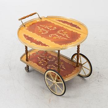 A serving trolley, Italy, second half of the 20th Century.