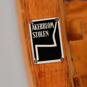 KARMSTOLAR, 4 st Åkerblomstolen, 1900-talets andra hälft.