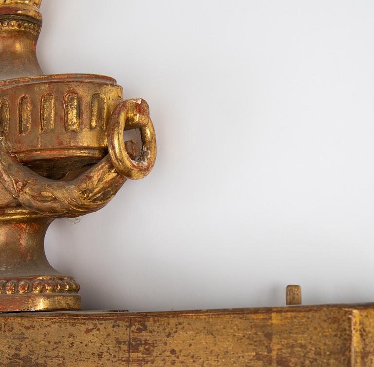 A Gustavian mirror, 1770's.