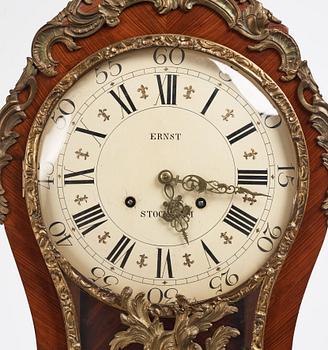 A Swedish Rococo bracket clock by Petter Ernst (1753-1784).