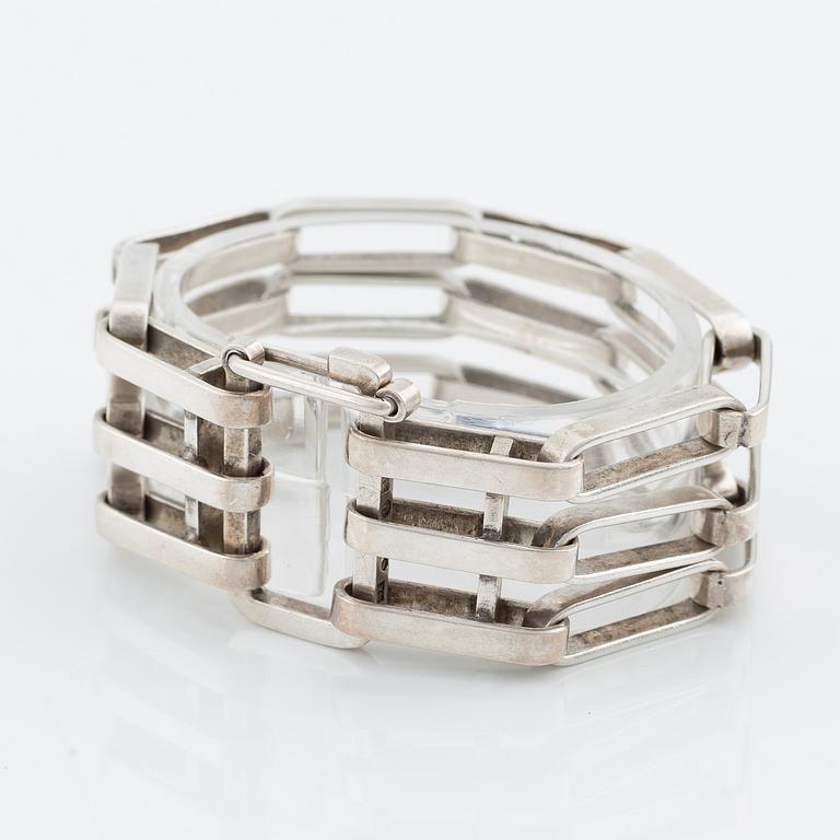 Karl-Ingemar Johansson, bracelet silver, Gothenburg 1973.