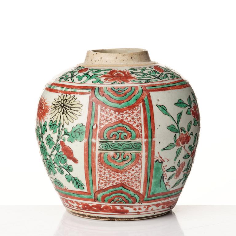 Kruka, porslin. Transition, 1600-tal.