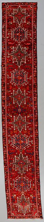 GALLERIMATTA, orientalisk, 1900-talets slut, 435 x 73 cm.