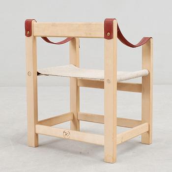 BARNSTOL, "Barnbarn", John Kandell för Källemo, 1990-tal, brännstämplad.