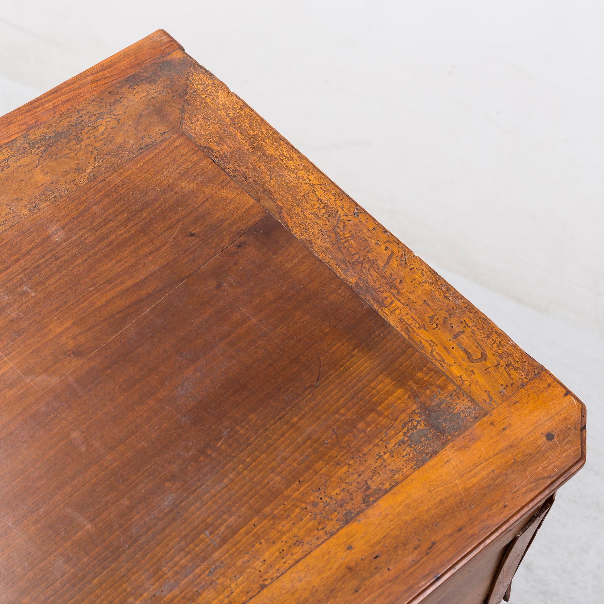A late gustavian chest of drawers from around year 1800.