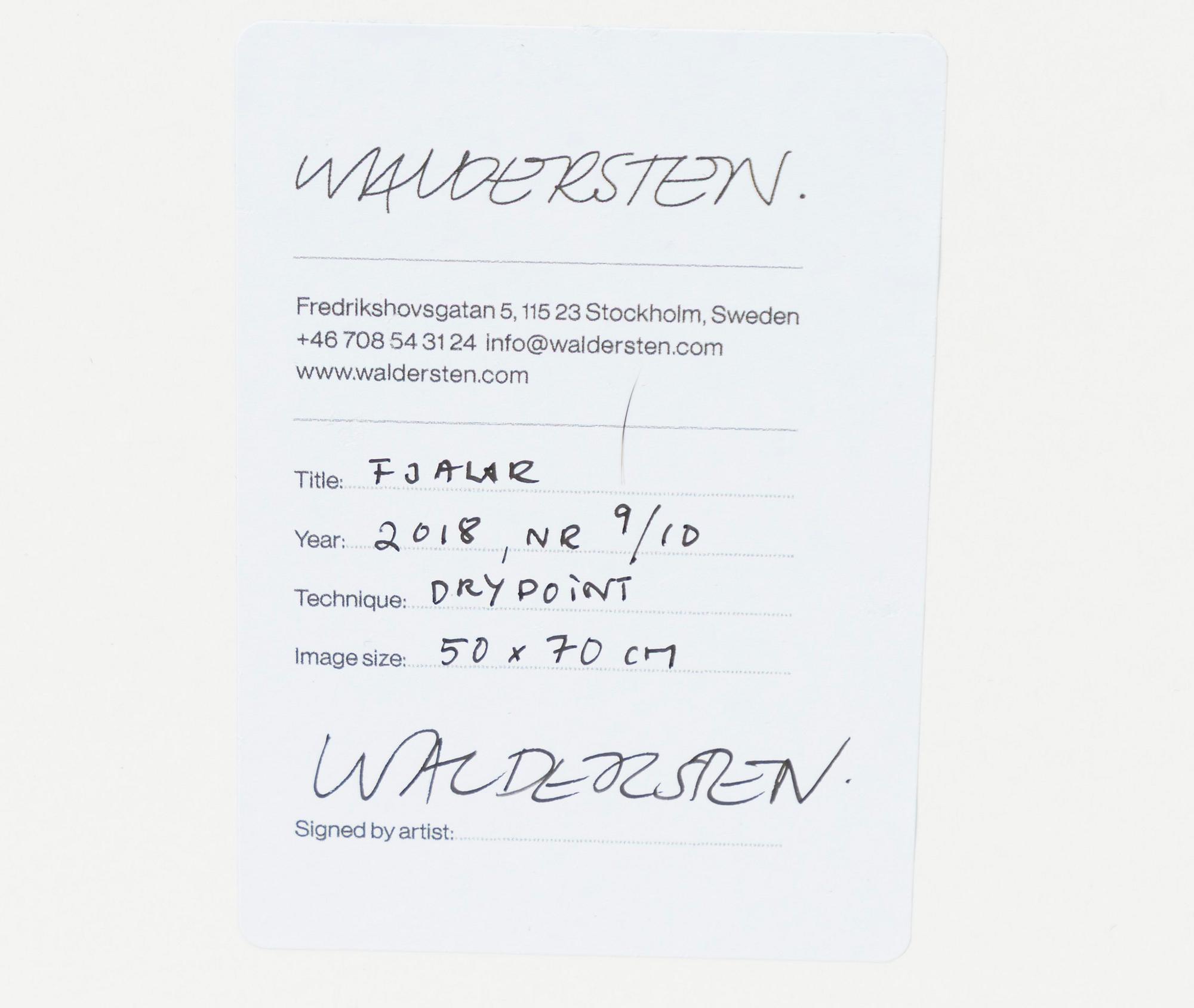 Jesper Waldersten, "Fjalar".