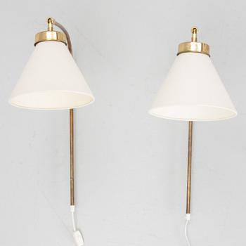 Josef Frank, Wall lamps, a pair, model 2484, Firma Svenskt Tenn.