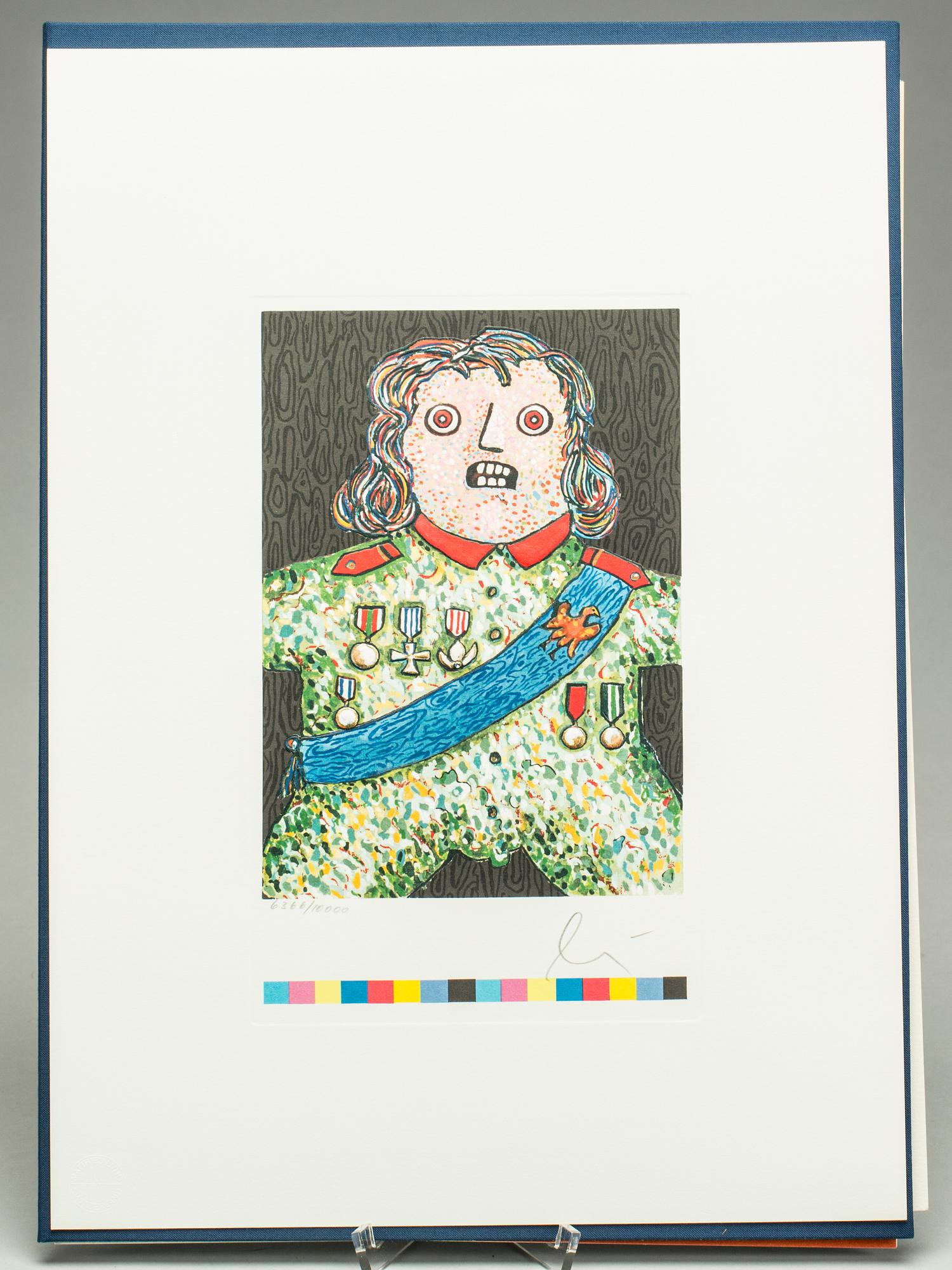 GRAFIK 6 st, ur mappen Die Kunst Der Graphik", Die Galerie, Offenbach am Main, signerade och numrerade 6366/10000.