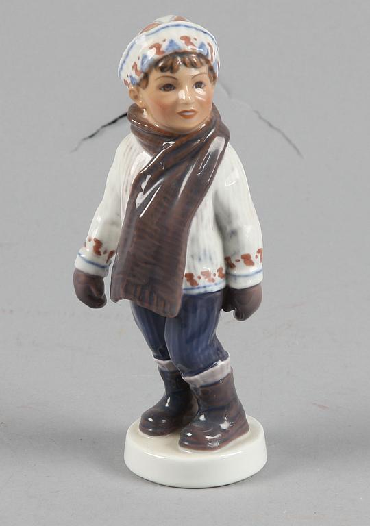 FIGURIN, porslin, Dahl Jensen, Köpenhamn, Danmark.