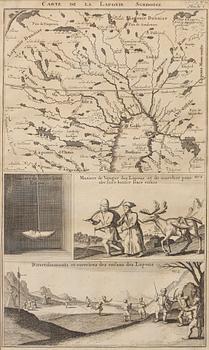 Henri Abraham Chatelain, "Carte de la Laponie Suedoise".