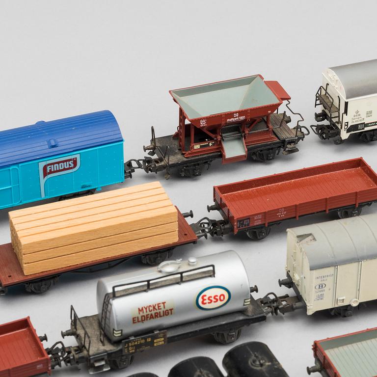 MÄRKLIN, samling lok och vagnar, 1900-talets andra hälft.