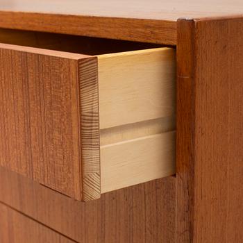 A teak veneered sideboard, 1950's/60's.