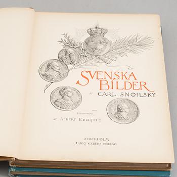 TWO BOOKS by Carl Snoilsky, 1904.