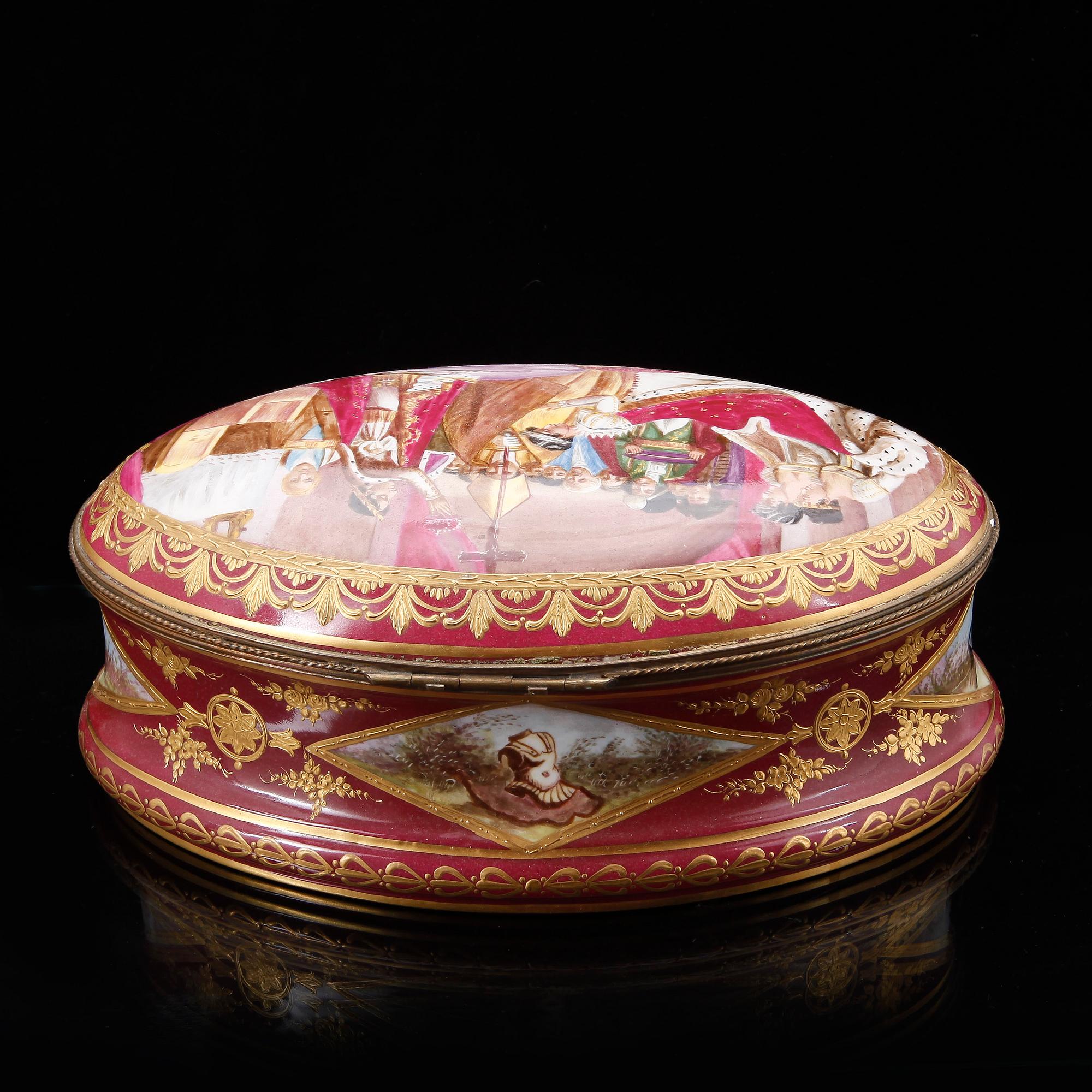 ASKAR, porslin, bla Wien, empirestil, 1900-talets första hälft.