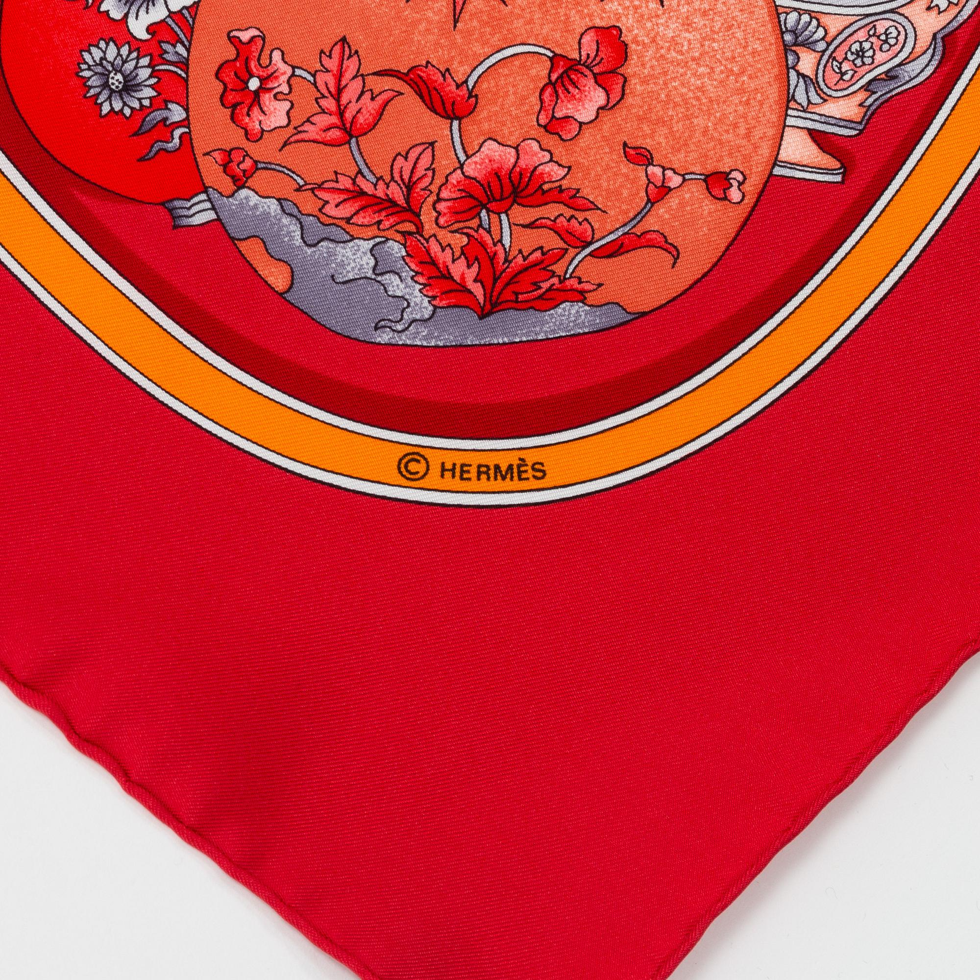 Hermès, scarf, "Qu'importe le flacon".
