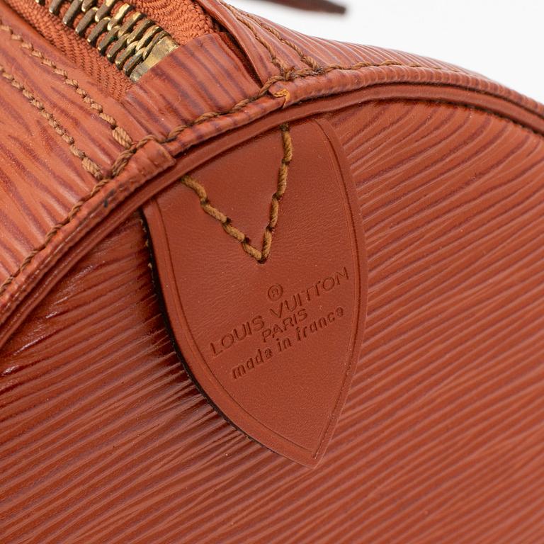 Louis Vuitton, a brown Epi weekendbag, 1989.