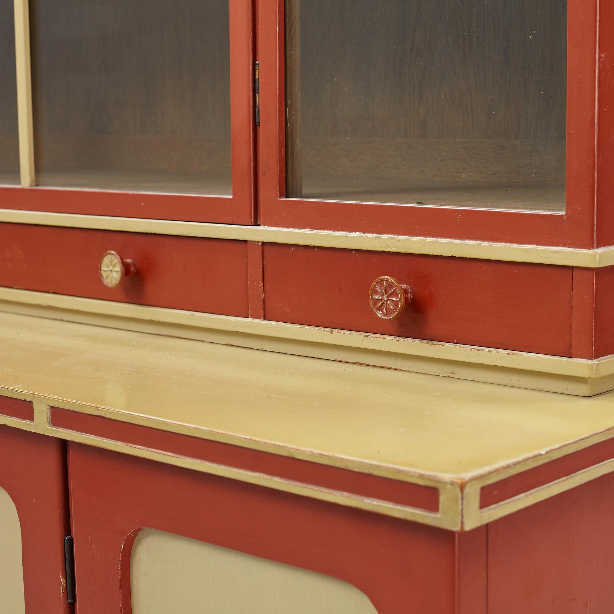 Axel Larsson, vitrinskåp, 1930-40-tal.