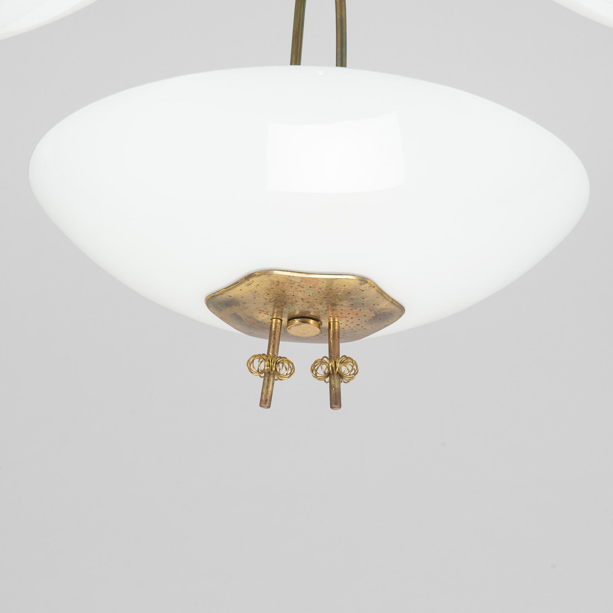Paavo Tynell, Chandelier, for Taito. Made to order 1950.