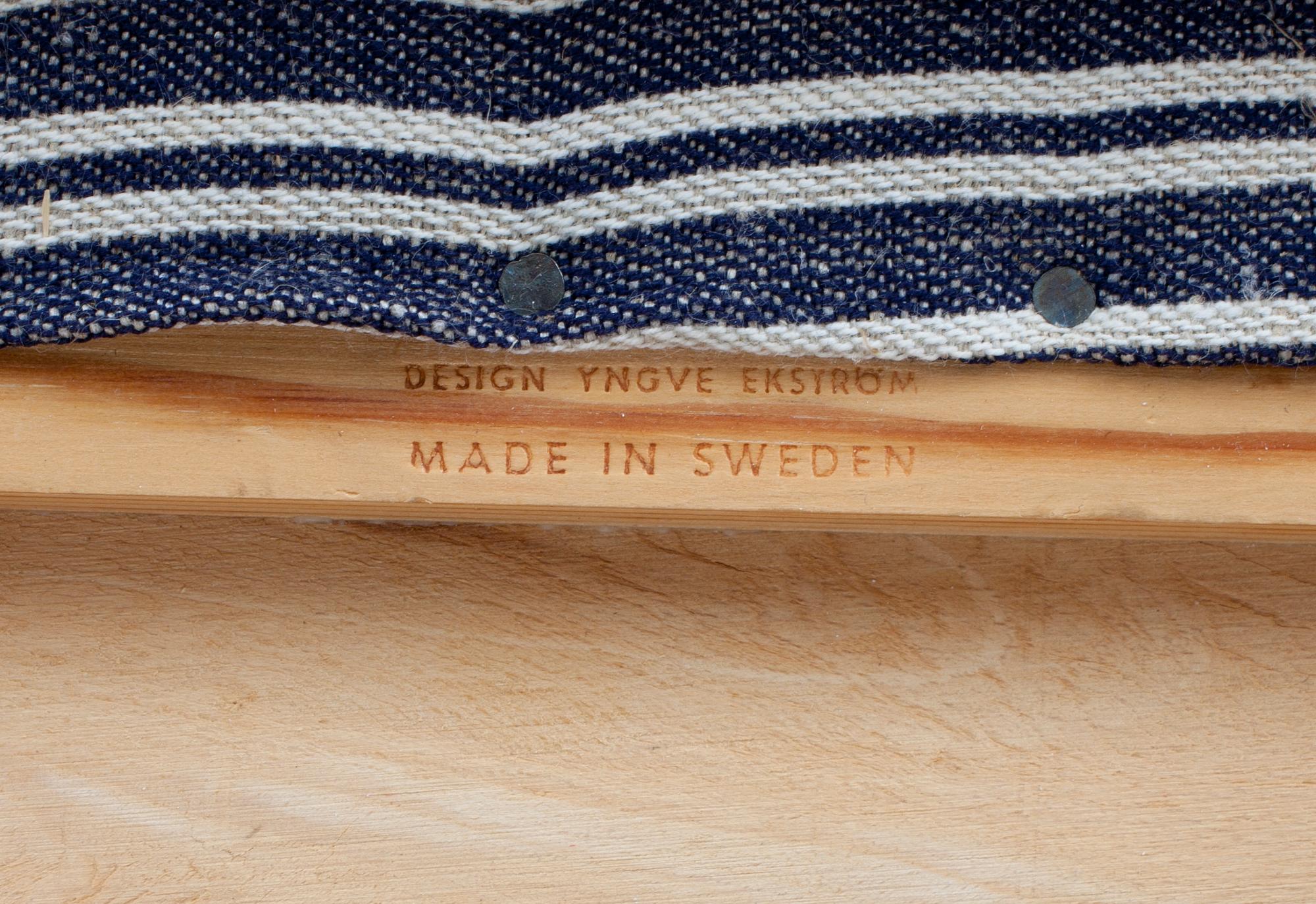 STOLAR, 4 st samt KARMSTOL, Yngve Ekström för Swedese.