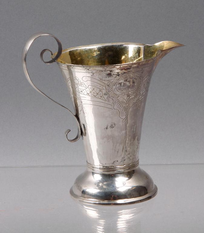 KANNA, silver, delvis Hans Langberg, Söderhamn, verksam 1762-1814.