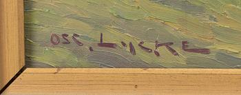 Oscar Lycke, Sommarafton vid Indalsälven.