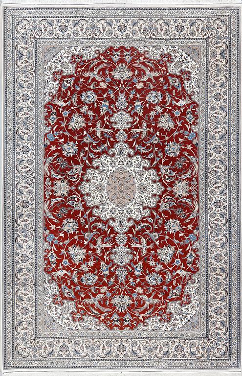 NAIN so called HABIBIAN, part silk, ca 306x205 cm.