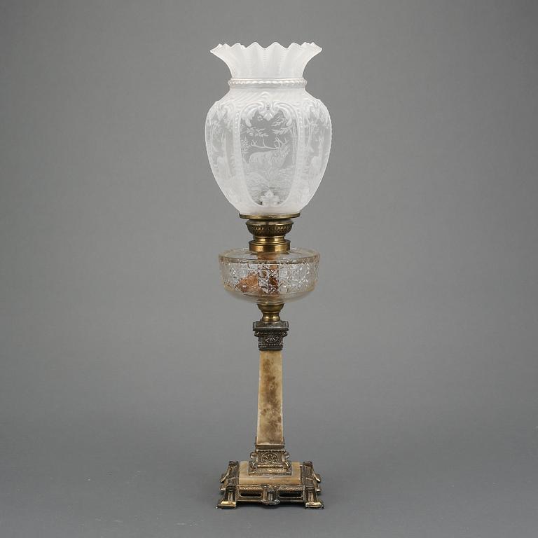 BORDSFOTOGENLAMPA, 1800-talets slut.