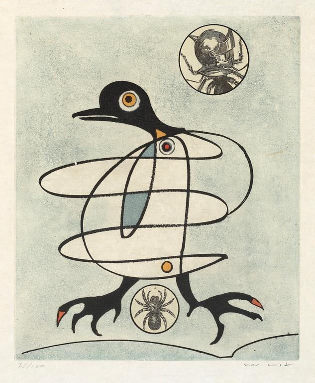 Max Ernst, Untitled, from: "Oiseaux en peril".