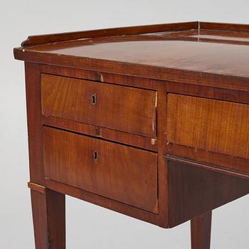 A Gustavian style writing desk, from around the year 1900.