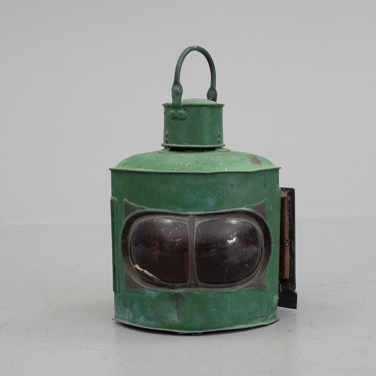 An early 20th century lantern.