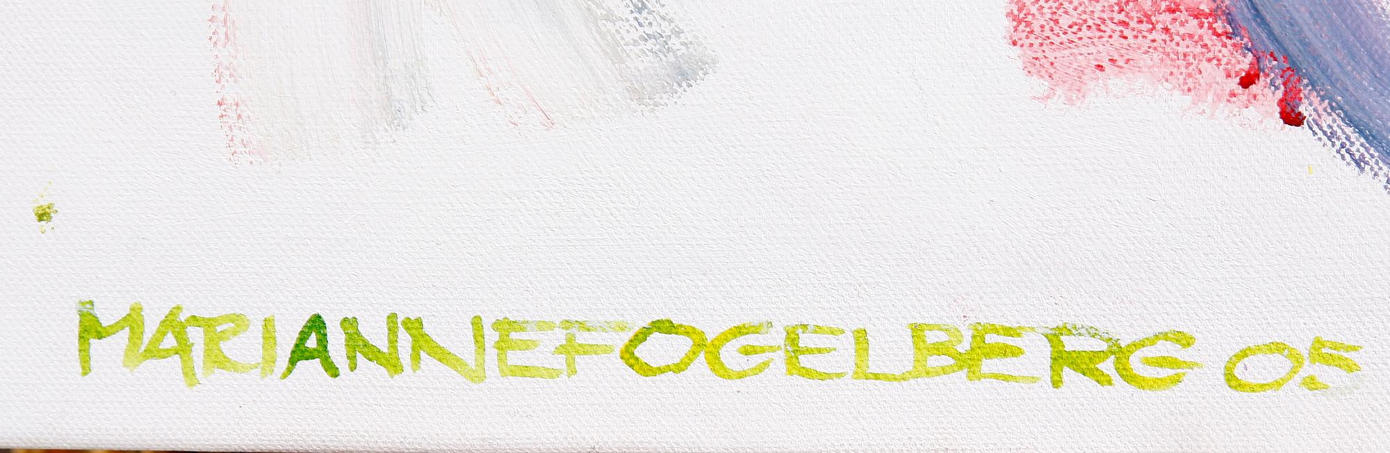 FOGELBERG, MARIANNE, olja på duk. Sign och dat -05.